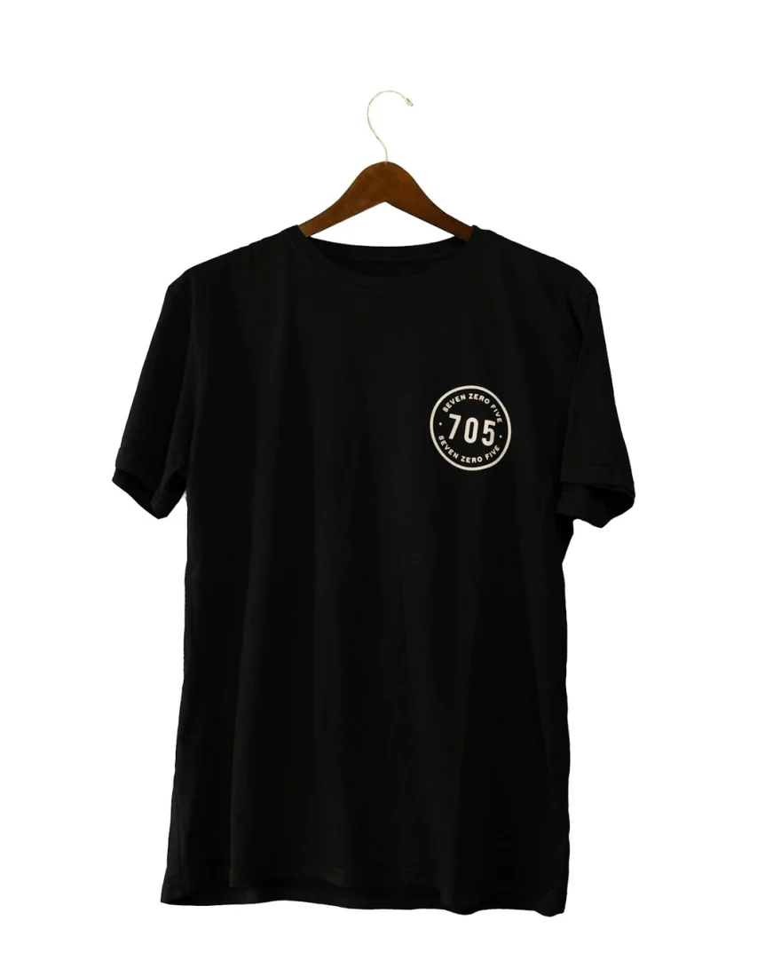 The Heavy Tee on a hanger, as the store photographed it.